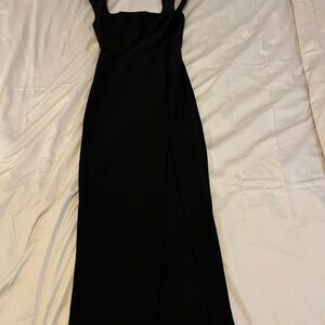 Hello Molly Black Midi Dress